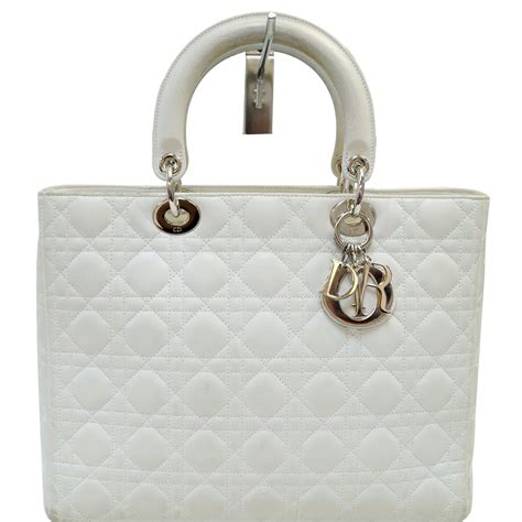 lady dior weiss|dior purse.